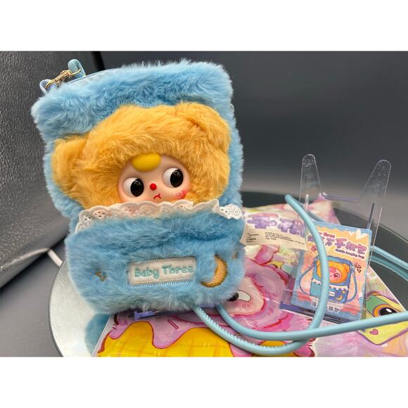 BABY THREE Mobile Hanging Bag BB3 CONFIRMED Blue bag with front pocket - Picture 1 of 5